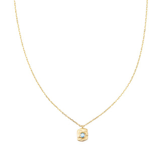 Vertical Birthstone Bar Necklace