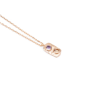 Vertical Birthstone Bar Necklace