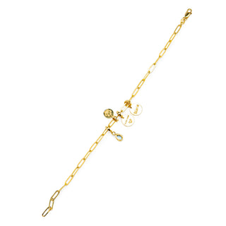 Your Story Bracelet - Personalized Hanwriting and Birthstone Charms