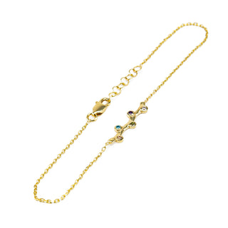 Love Linked Birthstone Bracelet - Modern Family Jewelry for Women