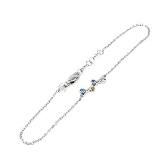 Love Linked Birthstone Bracelet - Modern Family Jewelry for Women