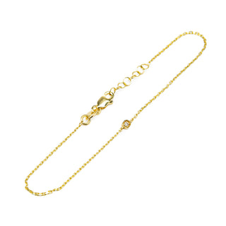 Handmade Tiny Diamond Chain Bracelet