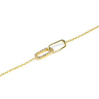 Linked Gold Braecelet - Symbol of Connection