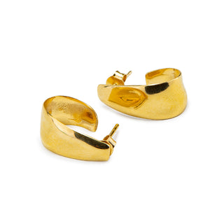 Chunky Gold Hoop Earrings