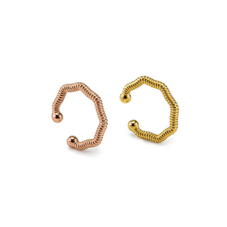 Spiral Wire Ear Cuff - Gold, Silver or Rose Gold Earrings