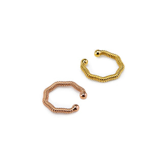 Spiral Wire Ear Cuff - Gold, Silver or Rose Gold Earrings