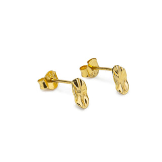 Organic Shape Minimal Stud Earrings