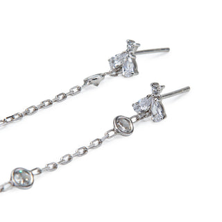 Sterling Silver Long Frop Earrings