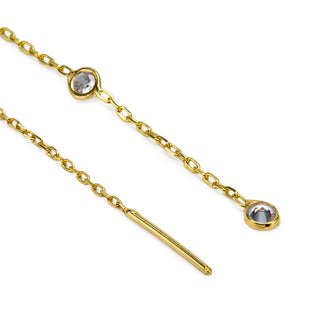 Stella Threads - Dainty Threader Earrings