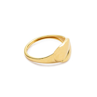 Sculptural Gold Dome Ring - Modern Statement Ring